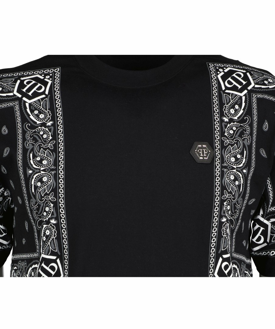 Man Philipp Plein T-Shirts | Paisley T-Shirt