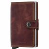 Kvinna Secrid Planbocker | Miniwallet Vintage Brown