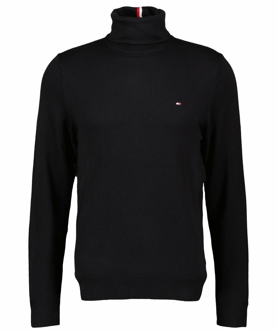 Man Tommy Hilfiger Trojor & Hoodies | Cotton Cashmere Roll Neck