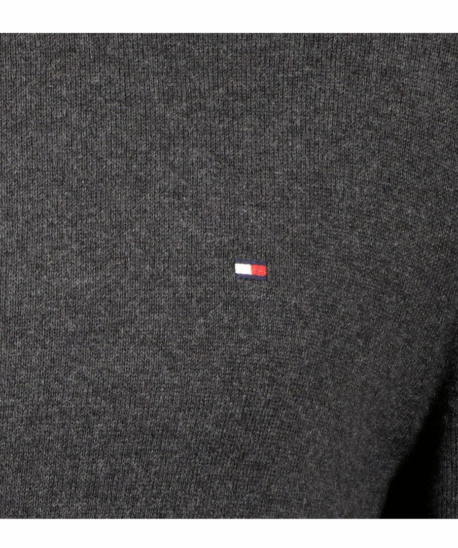 Man Tommy Hilfiger Trojor & Hoodies | Cotton Cashmere Roll Neck