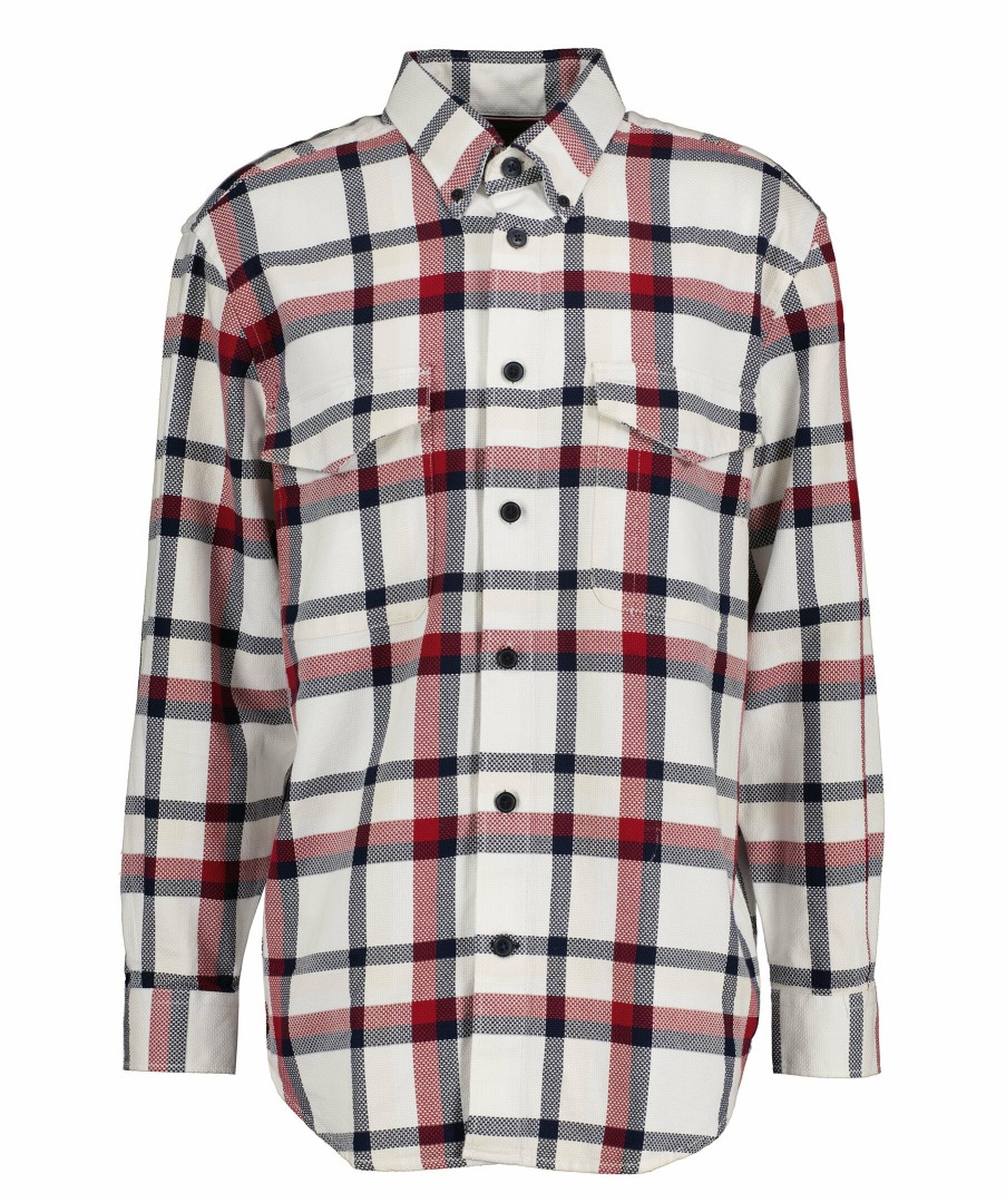 Man Tommy Hilfiger Overshirts | Texture Chk Overshirt