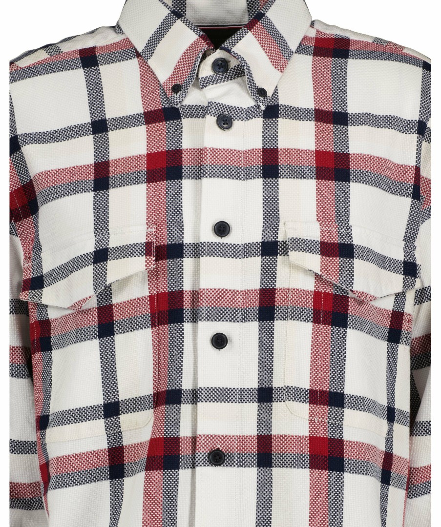 Man Tommy Hilfiger Overshirts | Texture Chk Overshirt