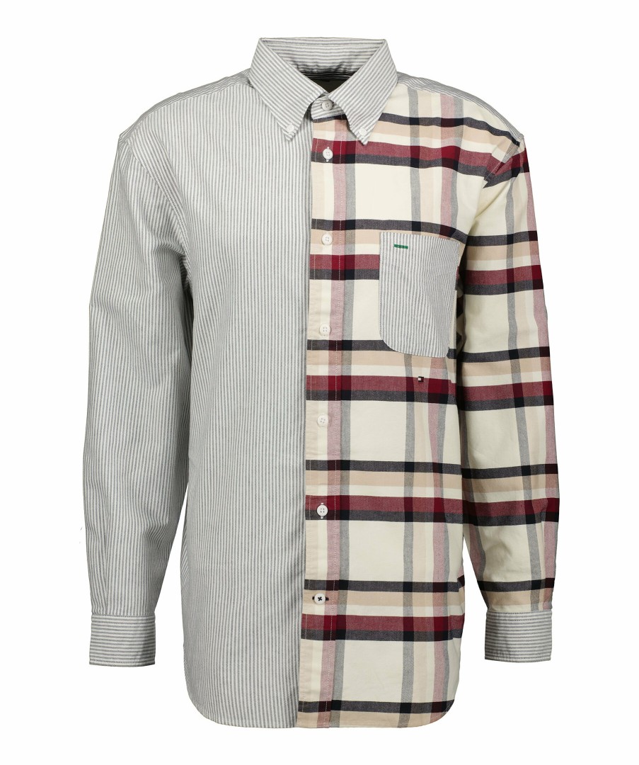 Man Tommy Hilfiger Skjortor | Check Blocking Shirt