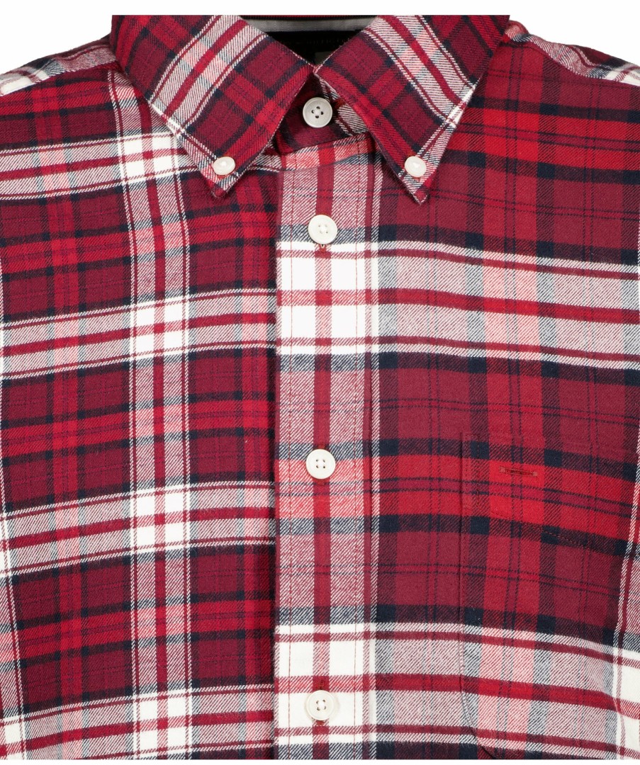 Man Tommy Hilfiger Skjortor | Tommy Tartan Blocking