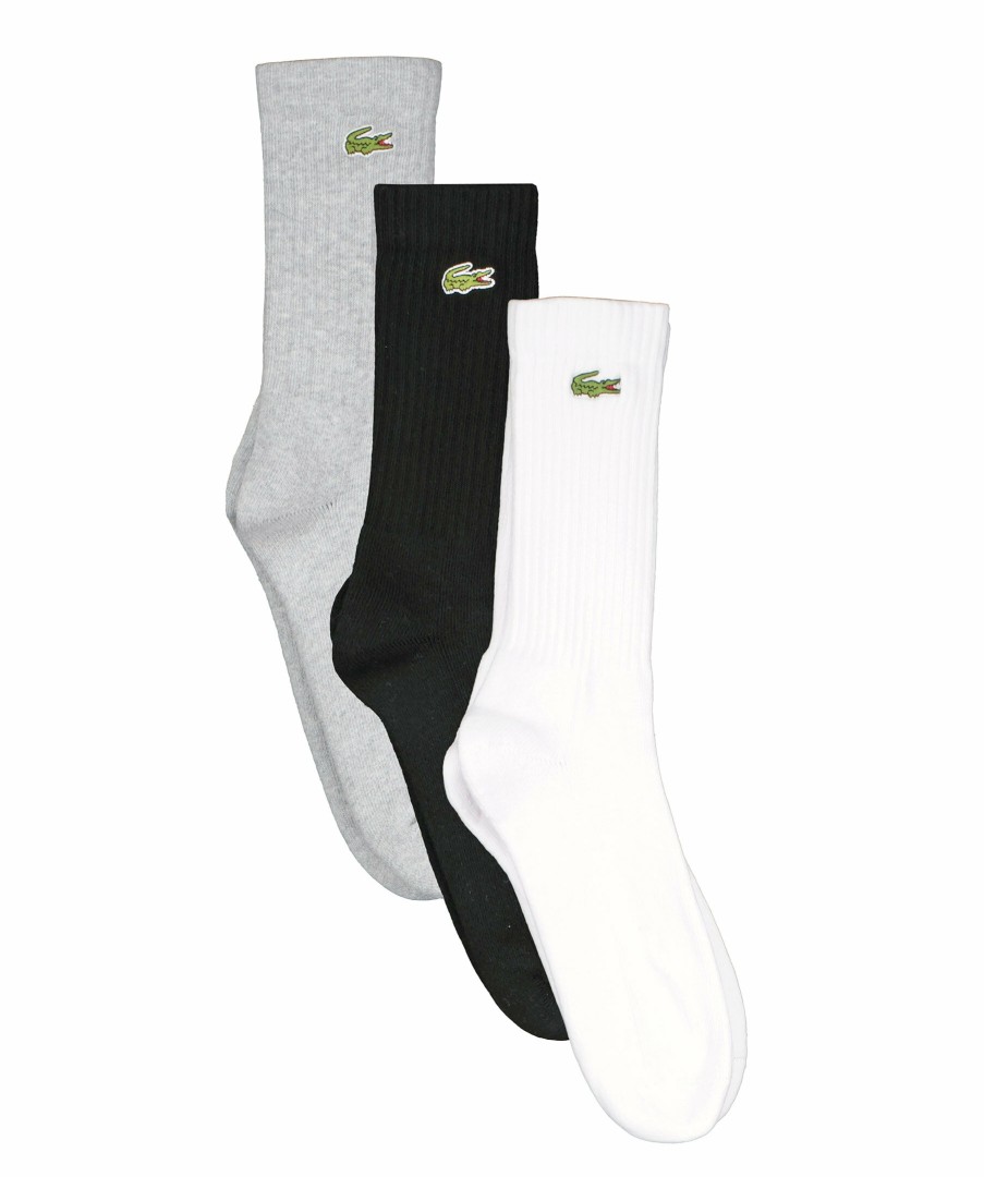 Man Lacoste Underklader | Sport High Cut Socks