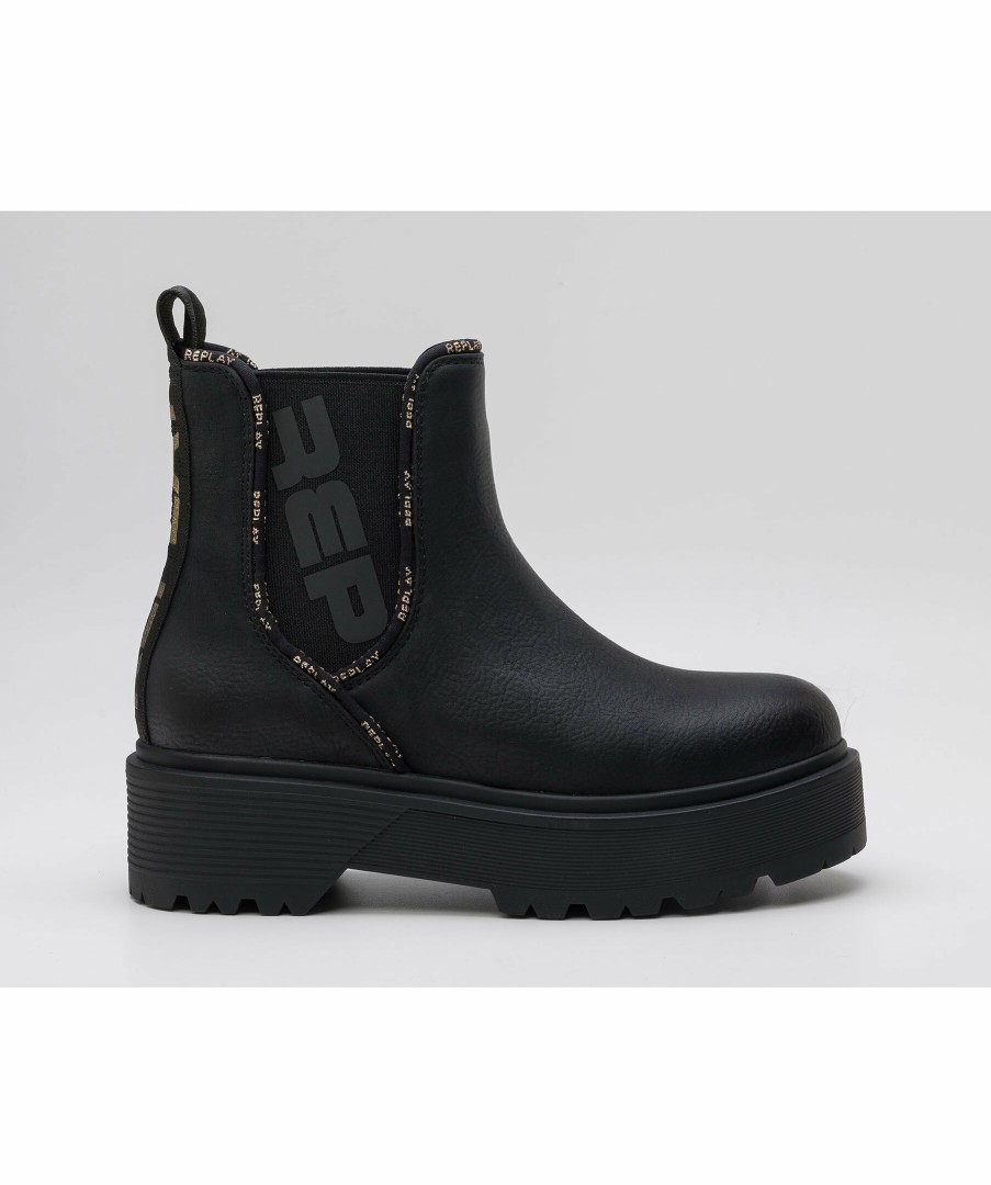 Kvinna Replay Footwear Chelsea Boots | Lusia Fun 1