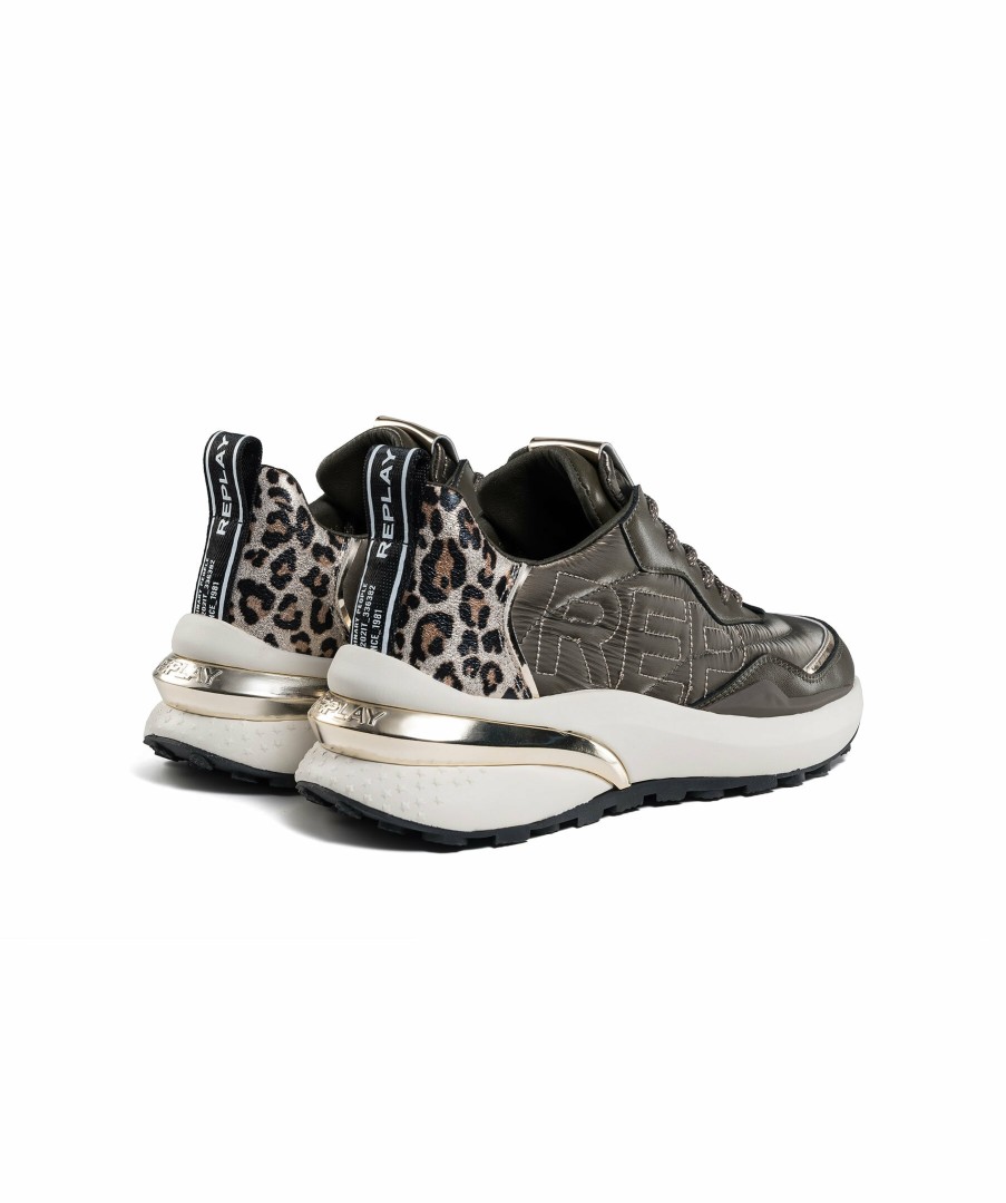 Kvinna Replay Footwear Sneakers | Athena Quilt