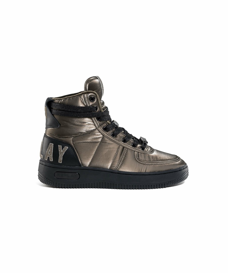 Kvinna Replay Footwear Sneakers | Epic High Top