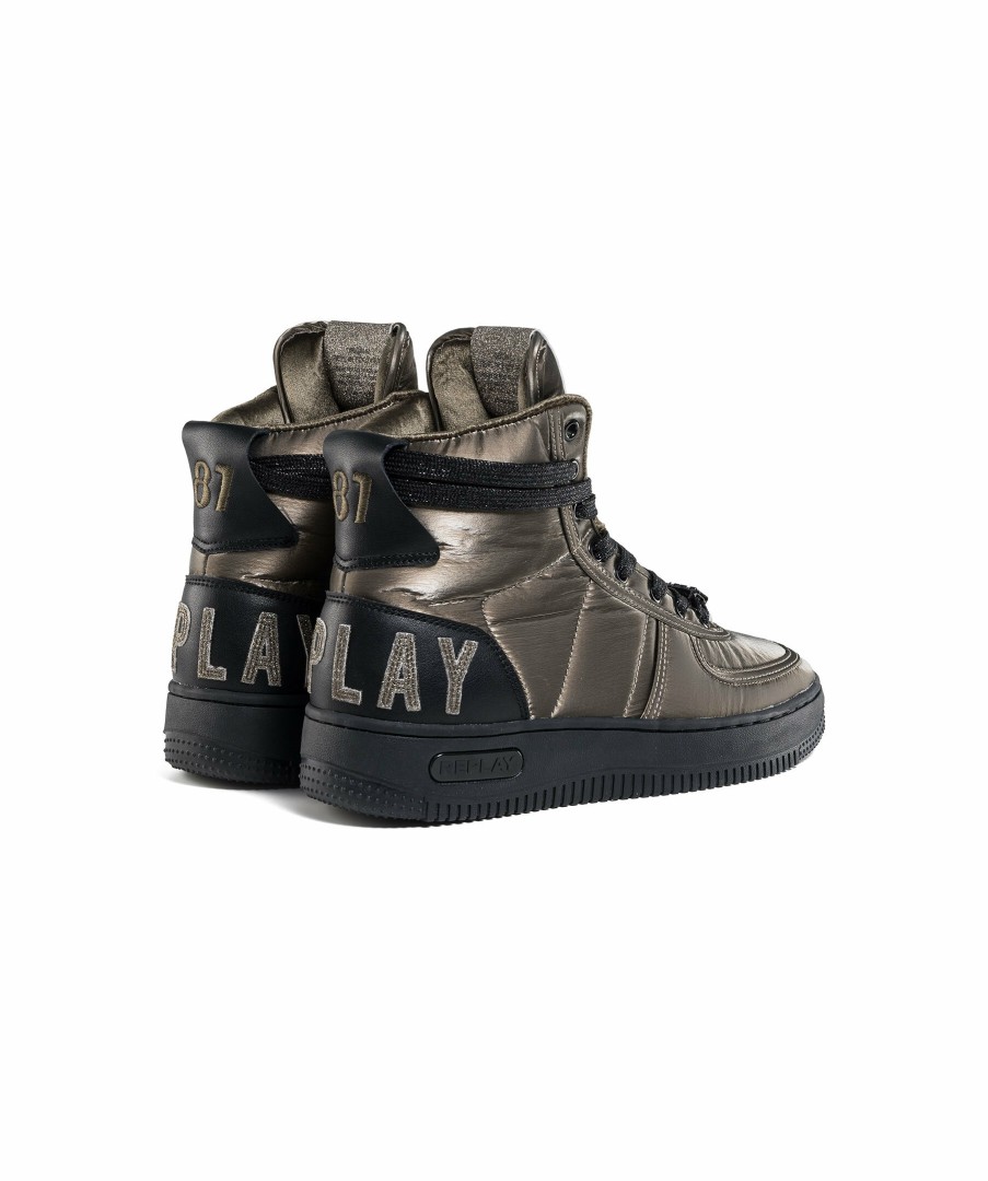 Kvinna Replay Footwear Sneakers | Epic High Top