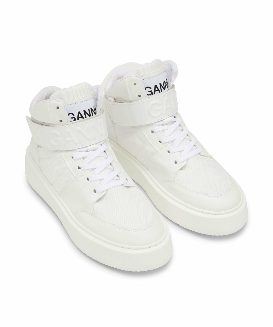 Kvinna Ganni Sneakers | Sporty High Top Sneaker