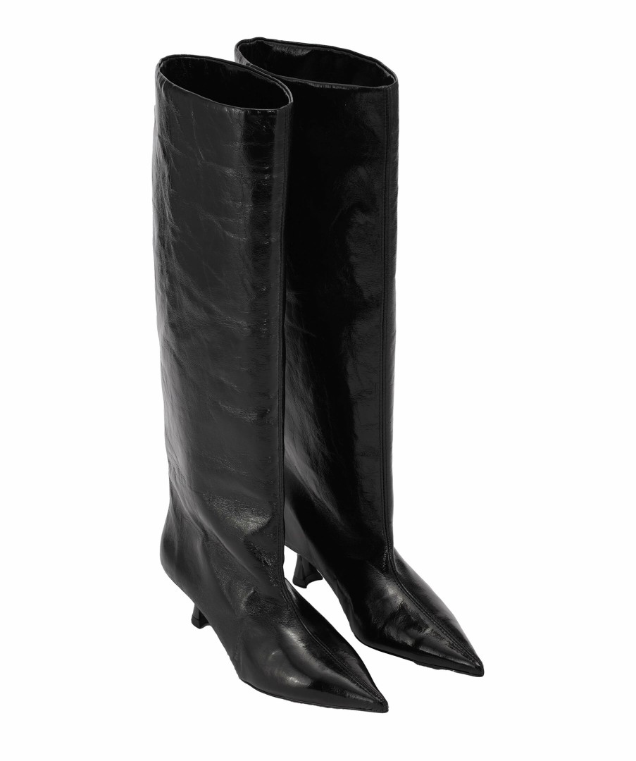 Kvinna Ganni Boots | Soft Slouchy High Boot