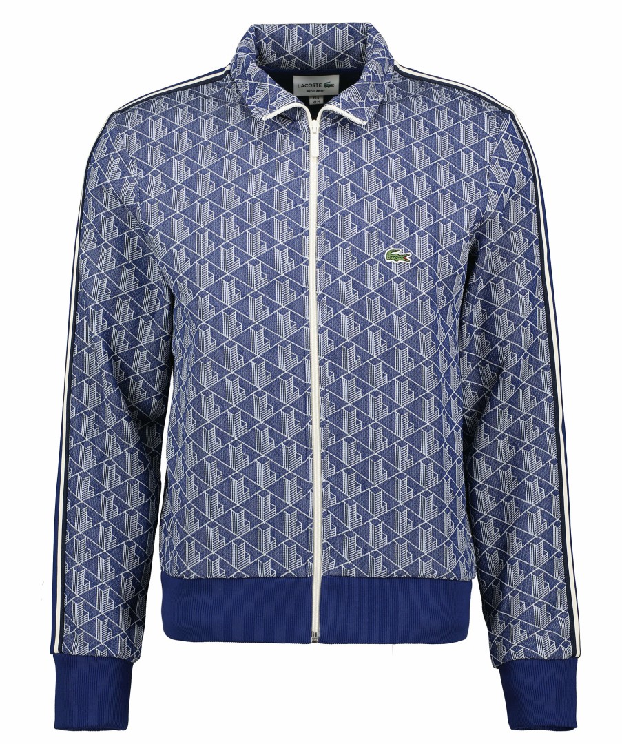 Man Lacoste Trojor & Hoodies | Allover Print Trackjacket