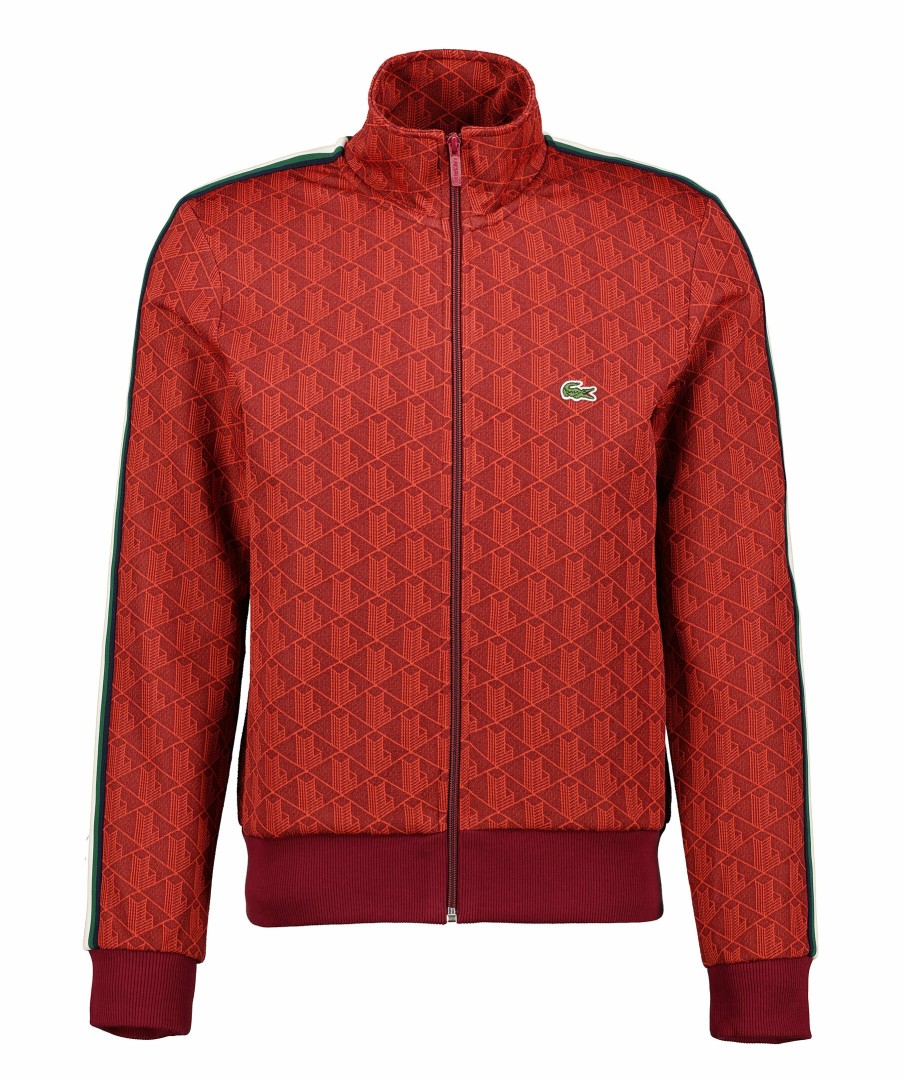 Man Lacoste Trojor & Hoodies | Allover Print Trackjacket