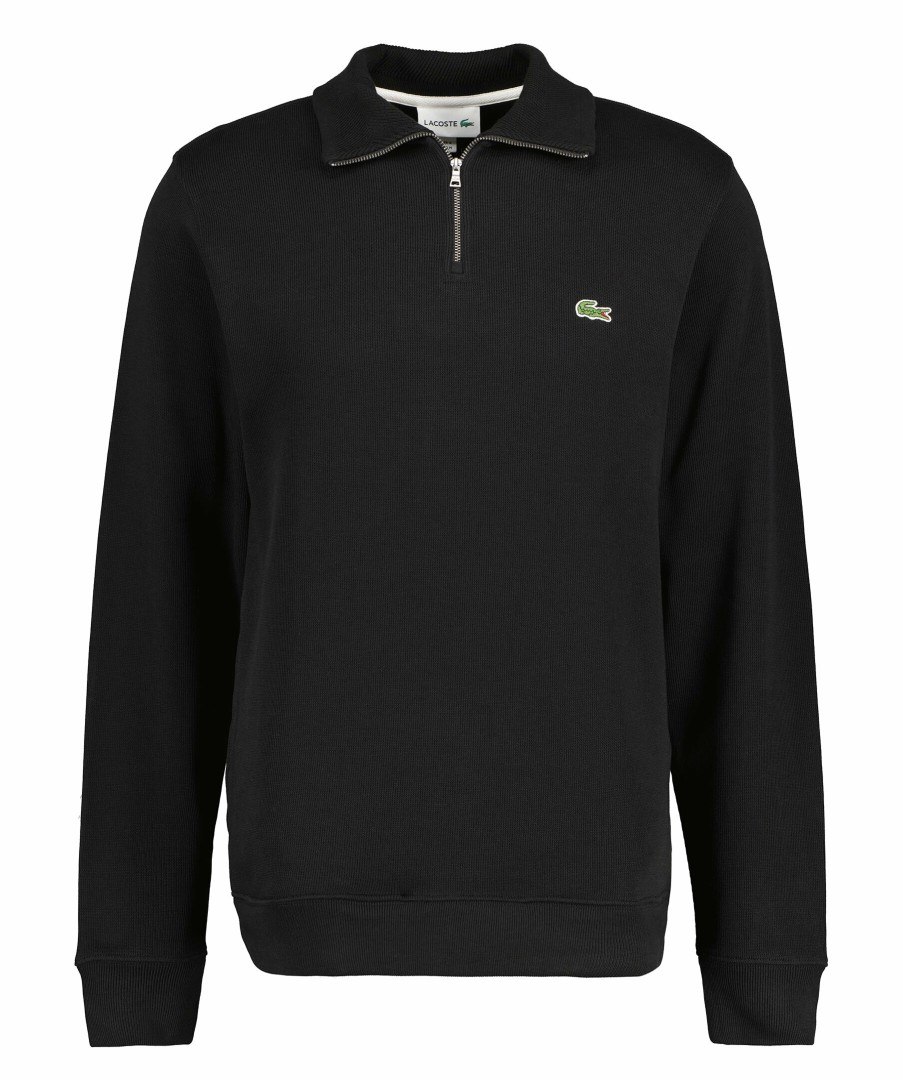 Man Lacoste Trojor & Hoodies | Half Zip Sweater