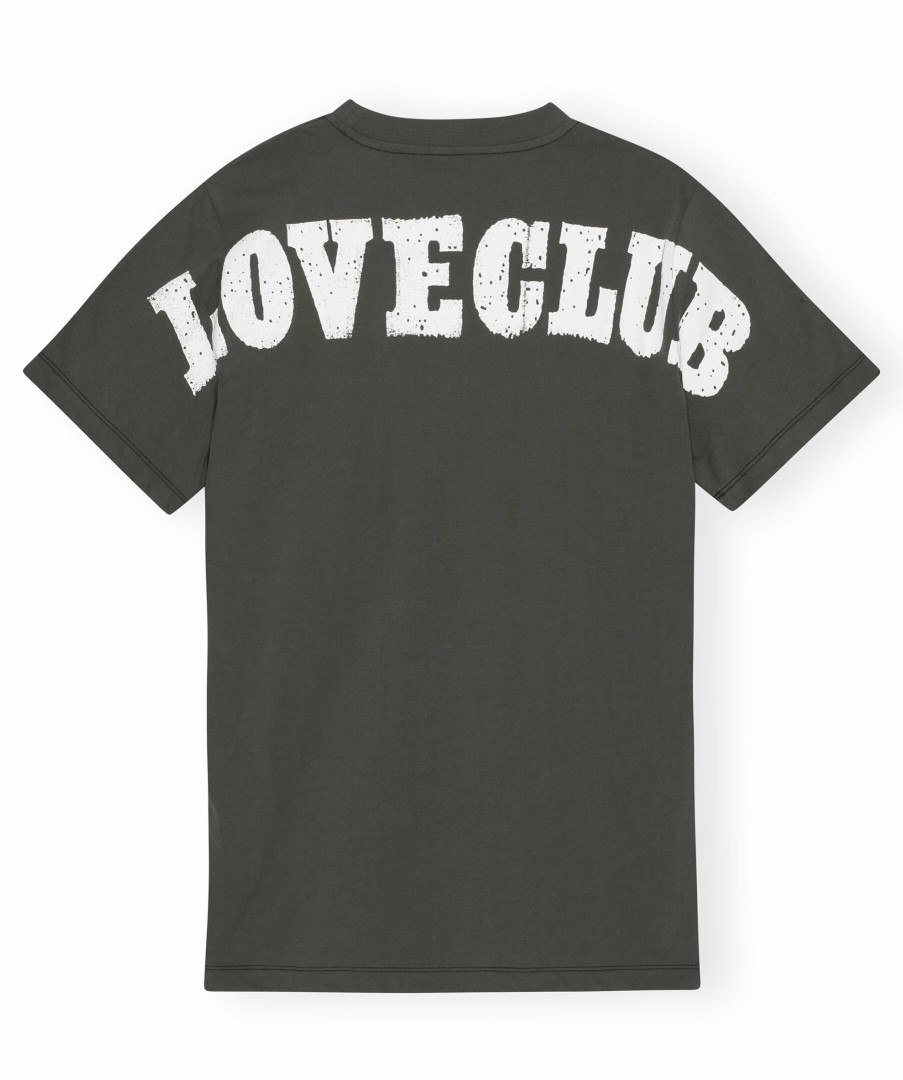 Kvinna Ganni T-Shirts | Basic Jersey Loveclub Tee