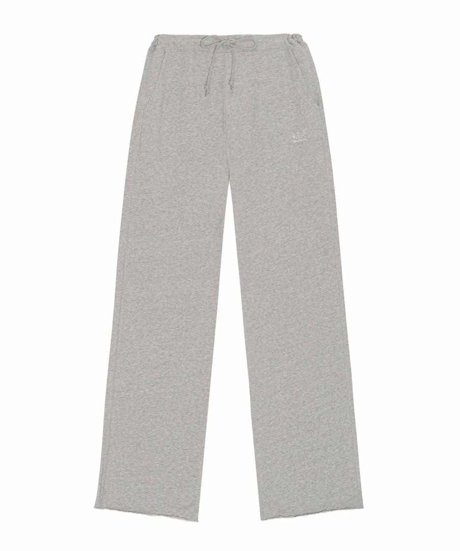 Kvinna Ganni Trojor & Hoodies | Light Isoli Wide Leg Pant