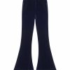 Kvinna Ganni Byxor | Velvet Jersey Flared Pant