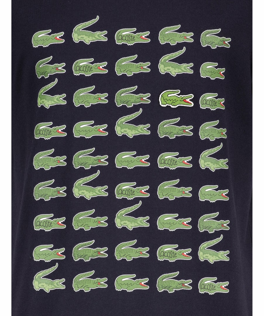 Man Lacoste T-Shirts | Multiple Logo T-Shirt