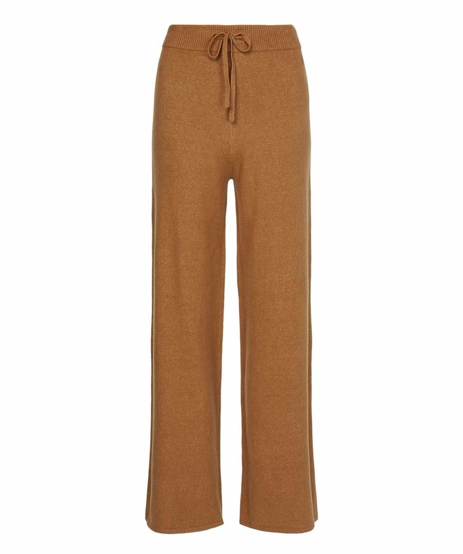 Kvinna Tommy Hilfiger Byxor | Th Flex Wide Leg Pant