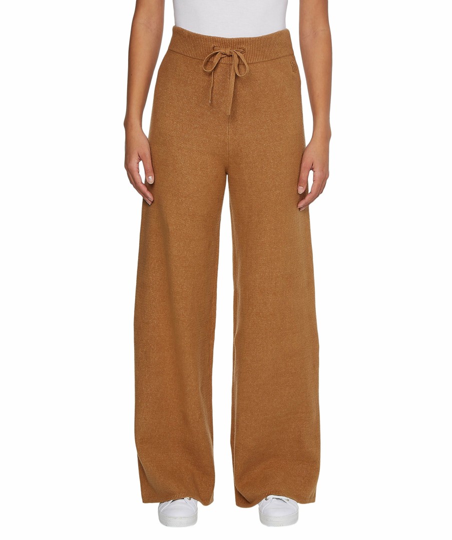 Kvinna Tommy Hilfiger Byxor | Th Flex Wide Leg Pant