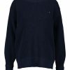 Kvinna Tommy Hilfiger Trojor & Hoodies | Boat Neck Knit