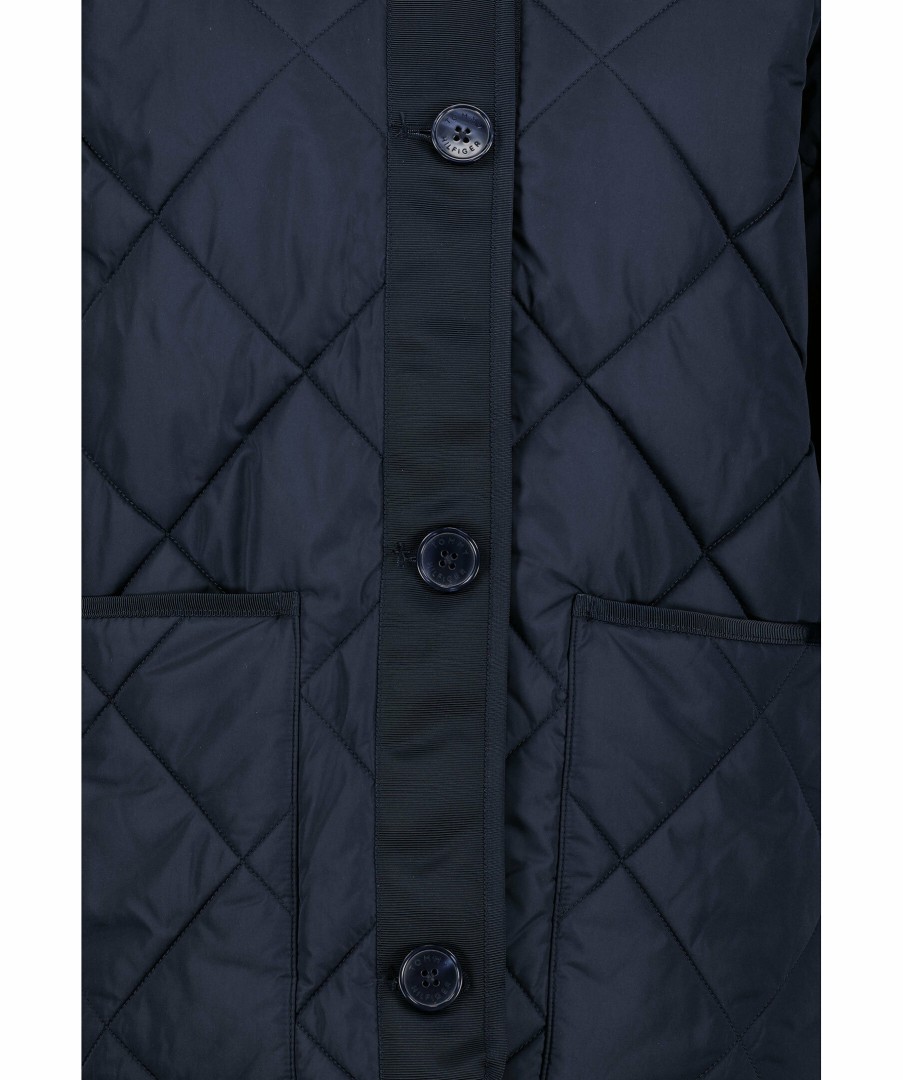 Kvinna Tommy Hilfiger Jackor | Quilted Short Jacket