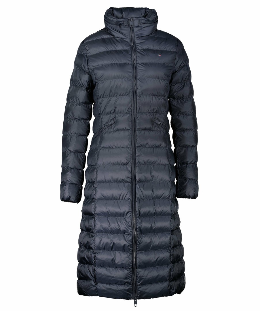 Kvinna Tommy Hilfiger Jackor | Mw Padded Maxi Coat