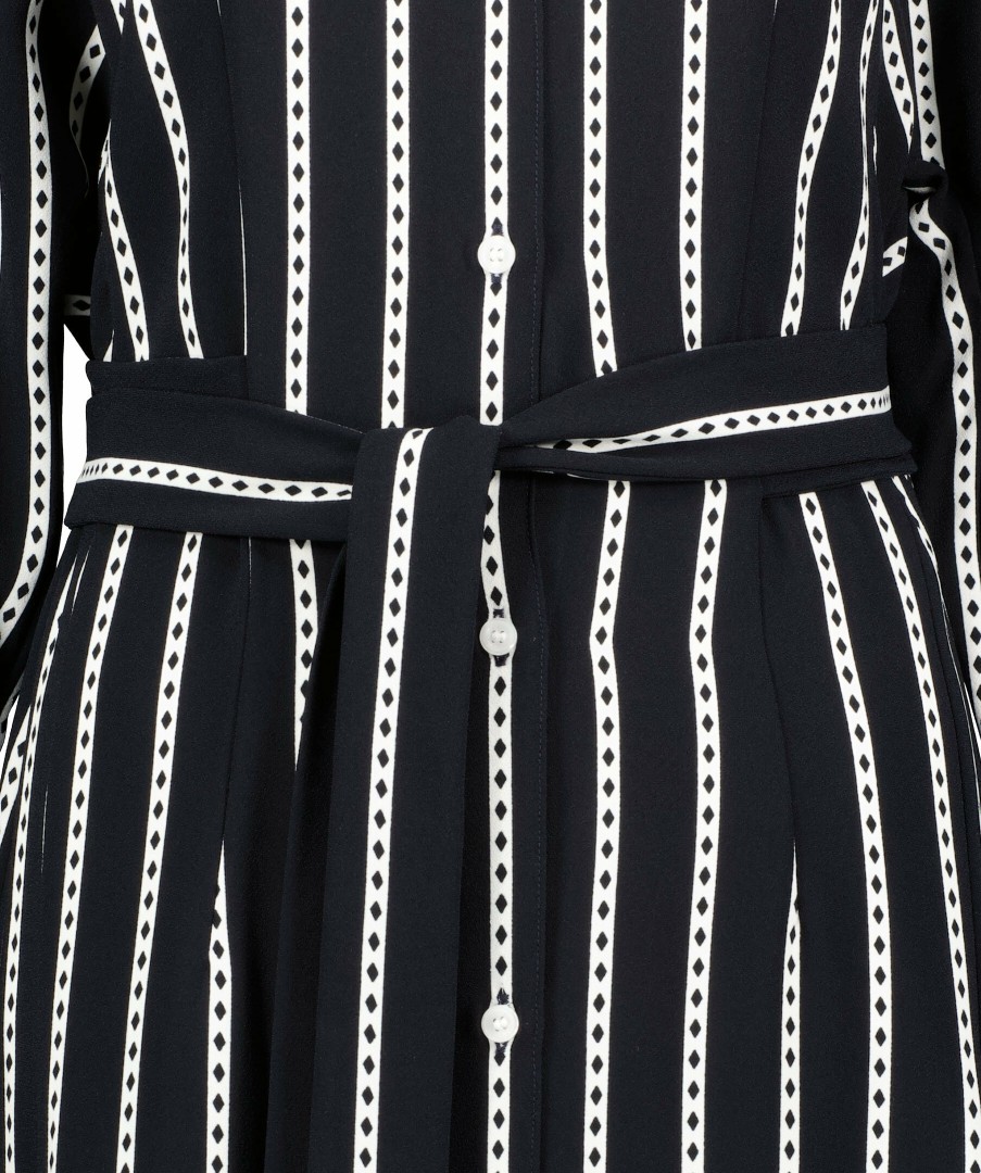 Kvinna Tommy Hilfiger Klanningar | Argyle Stripe Shirt Dress